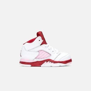 NIKE AIR JORDAN 5 RETRO TD PINK FOAM BABY EUC